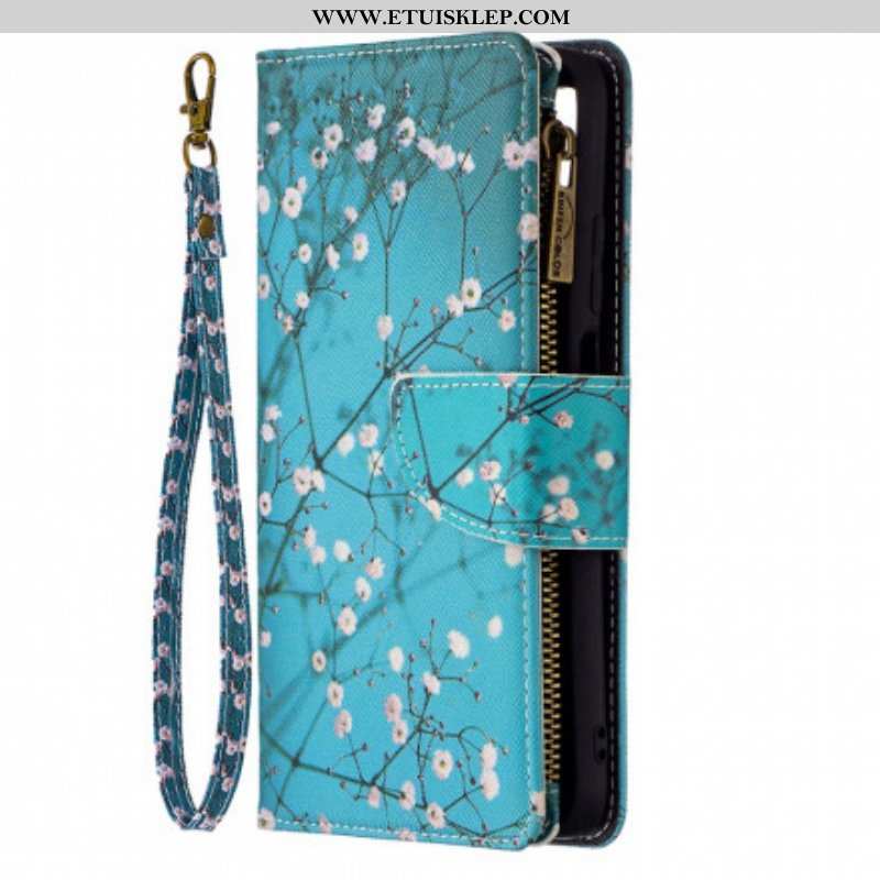 Etui Folio do Poco M3 Zapinana Na Zamek Kieszeń Na Drzewo